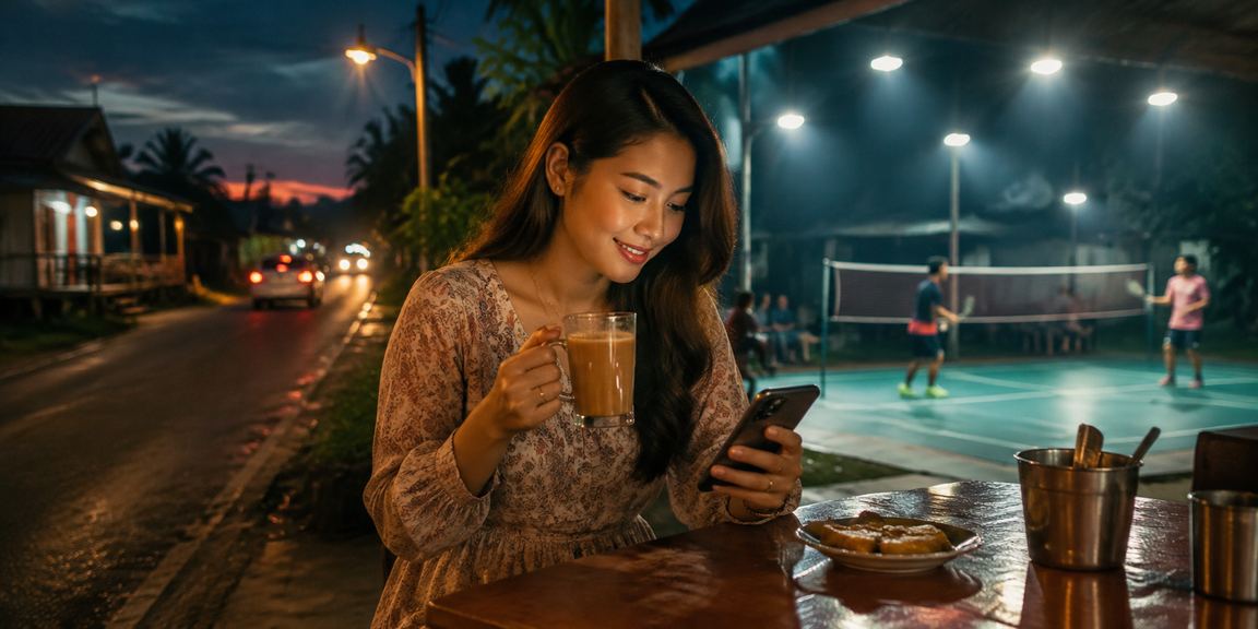 Pengguna Malaysia mengakses kasino langsung rm35 melalui telefon pintar dengan video dealer sebenar.